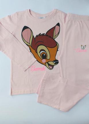 Пижама на девочку трикотаж bambi primark