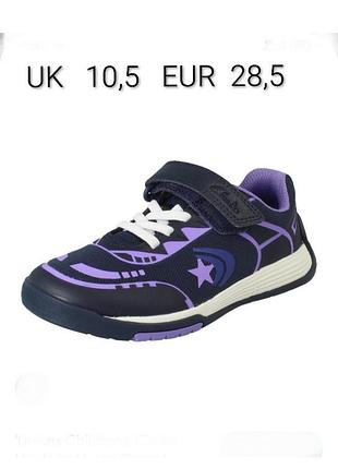 Кроссовки бренда clarks верх дышащий текстиль made in vietnam u9 10,5. eur 28,5