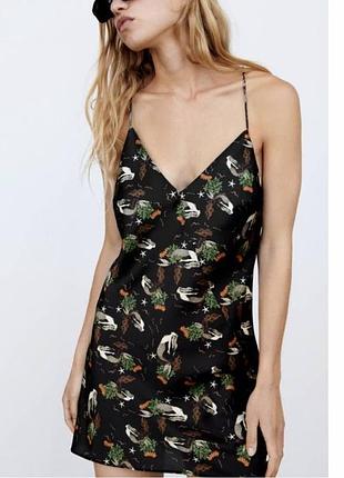 Платье комбинация zara с русалками