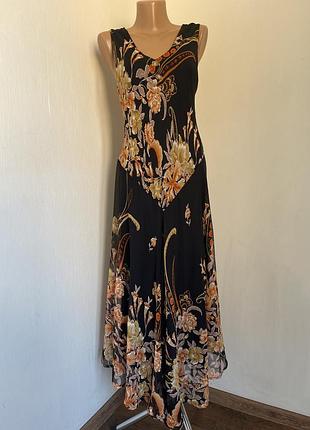 Платье с цветочным принтом