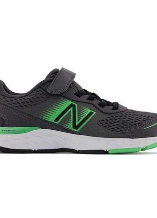 New balance детские кроссовки rave run v2 680v6 grey green
