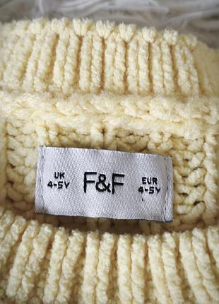 Джемпер для дівчинки f&f 5