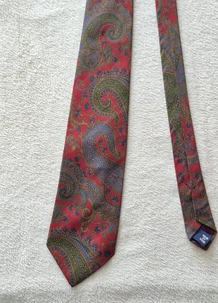 Оригинальный винтажный галстук polo ralph lauren (hand made, ausa) новое состояние