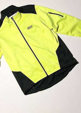Чоловіча велокофта (куртка) rose bikes wind fiber softshell winter jacket