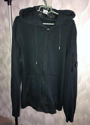 Зип худи cp company с линзой