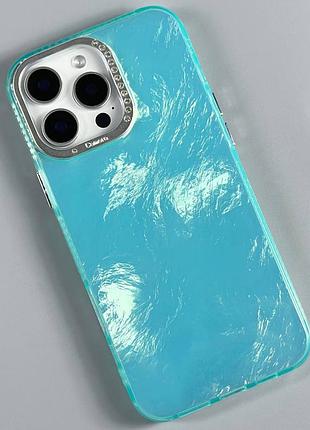 Защитный чехол (накладка) tpu shiny mountain для apple iphone16 pro max (turquoise)