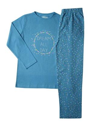 Пижама на девочку трикотаж dream primark3 фото