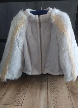 Норкава шуба nafa італія, 🇮🇹 норковий бомбер норка,комбіноване хутро,норковий полушубок