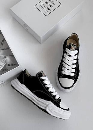 Кеди maison mihara yasuhiro peterson og sole canvas low black