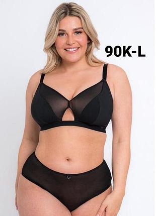 40 hh/90k-l брендовый идеальный бюстгальтер- бралет curvy95 get up and chill без косточек