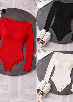 Боди с декольте