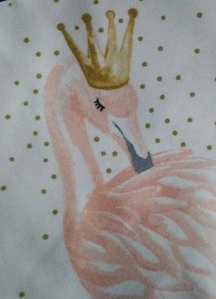Новая очень красивая компактная косметичка с фламинго органайзер розовый фламинго8 фото