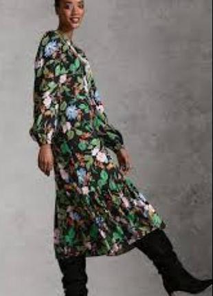 Платье цветочное вискоза
