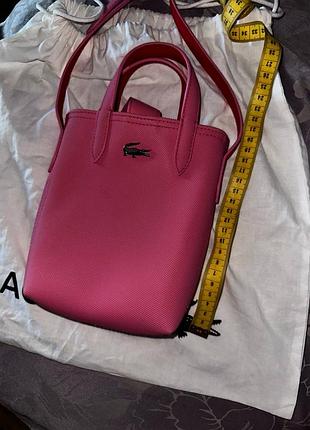 Сумка lacoste рожева 6