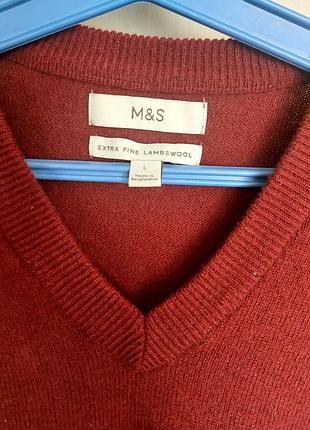 Джемпер extra fine lambswool m&s 4