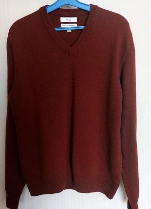 Джемпер extra fine lambswool m&s 2