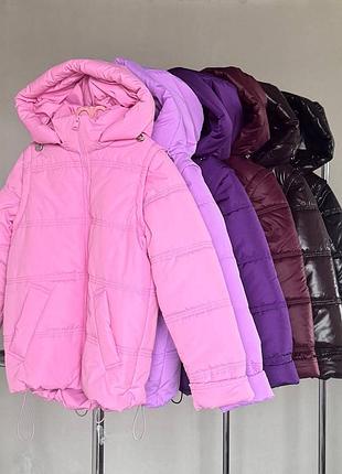 Куртка жилет для дівчинки