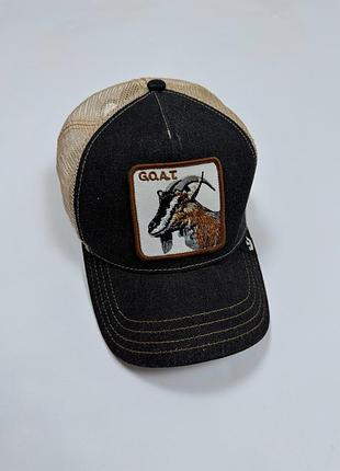 Кепка джинсовая с сетчатым дном тракериан унисекс goorin bros оригинал