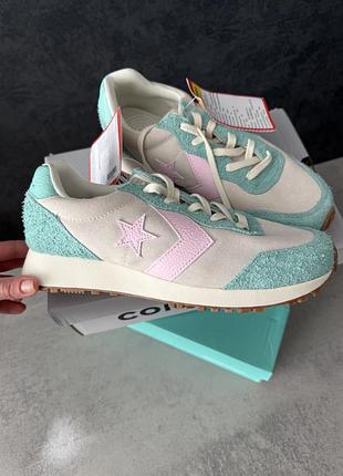 Кросівки converse cons бірюза з рожевим