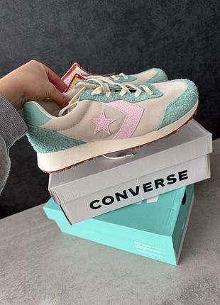 Кросівки converse cons бірюза з рожевим