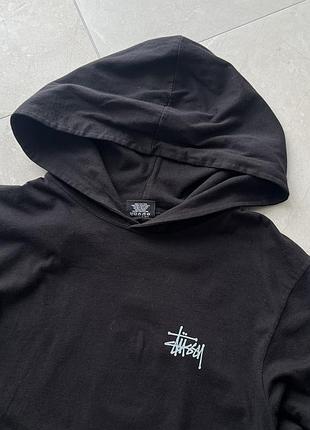Лонгслів з капюшоном stussy 2
