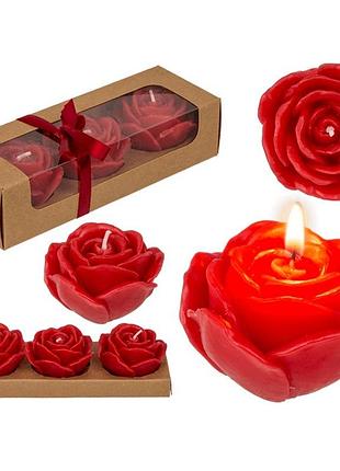Набор свеч роза red colored candle sexual fantasy