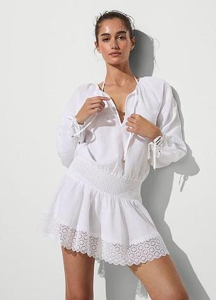 Сукня пляжна/повсякденна жіноча victoria’s secret оригінал біла