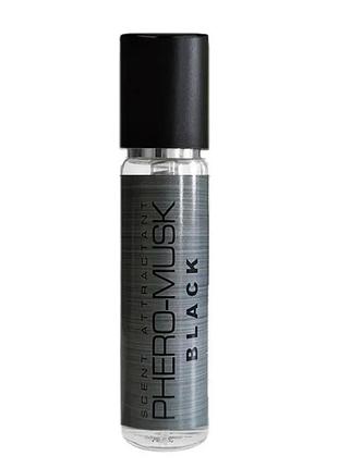 Духи с феромонами для мужчин phero-musk black, 15 ml sexual fantasy
