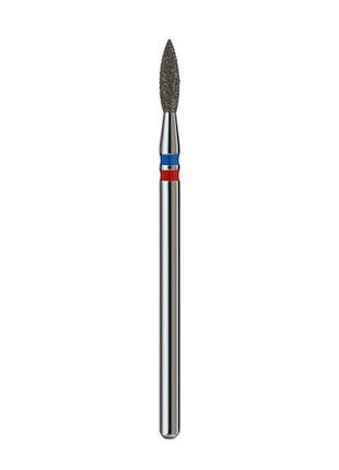 Фреза алмазная пламя сине-красное 025, formula pro premium