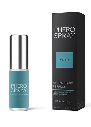 Парфуми з феромонами - phero spray musk, 15 мл sex aura