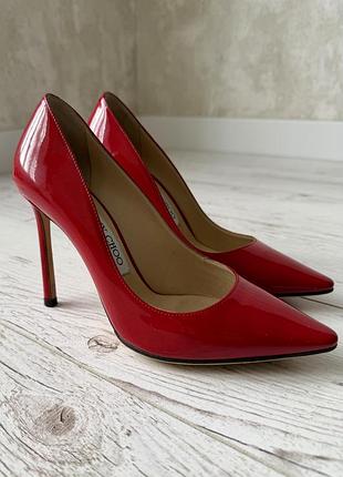 Туфлі jimmy choo червоні