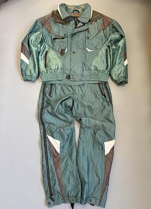 Лыжный костюм мужской spyder skisuit green vintage xl bogner dc rossignol