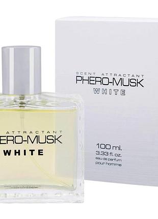Духи с феромонами для мужчин phero-musk white, 100 ml sex aura