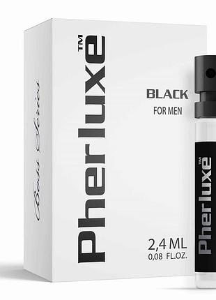 Духи с феромонами для мужчин pherluxe black for man, 2.4 ml sex aura