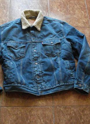 Джинсовая куртка levi's  71550 размер l