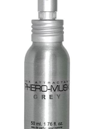 Духи с феромонами для мужчин phero-musk grey, 50 ml sex aura