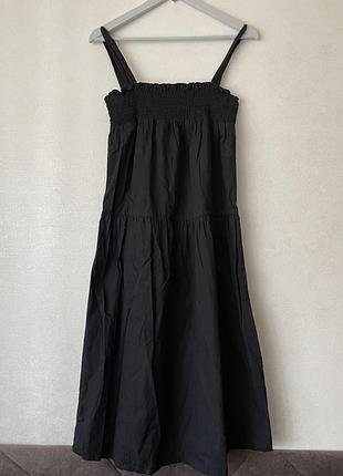 Чорний сарафан asos