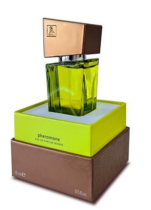 Духи с феромонами женские shiatsu pheromone fragrance women lime, 15 мл sex aura
