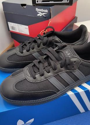 Кроссовки adidas samba og jr0901, цвет черный