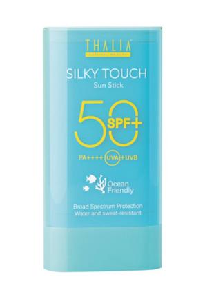 Солнцезащитный матирующий стик для лица с spf 50 thalia, 20 мл