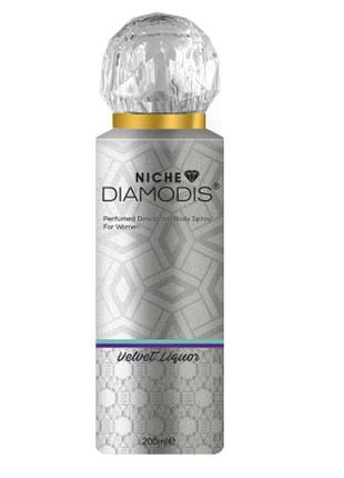 Нишевый дезодорант для женщин diamodis velvet liquor, 200 мл