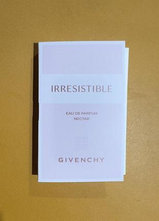 Парфумована вода для жінок givenchy irresistible nectar (пробник)