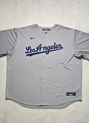 Бейсбольная футболка nike mlb los angeles dodgers #7 julio urías replica jersey