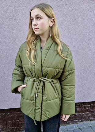 Куртка с ремнем