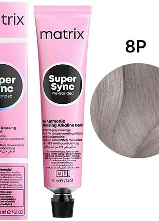 Безаммиачный тонер на щелочной основе matrix super sync pre-bonded 8p 90 мл