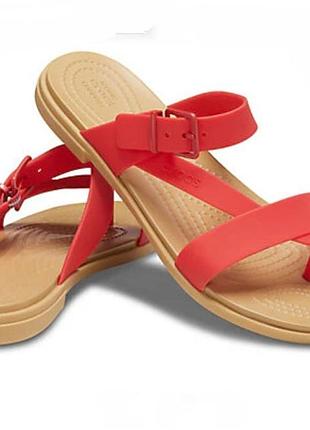 Сандалии crocs tulum toe post sandal/14245/