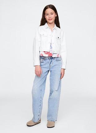 Укороченная джинсовая куртка gap 3