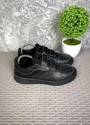 Adidas tensaur кроссовки 38 размер спортивные кожаные черные