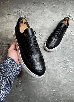 Шкіряні класичні кеди