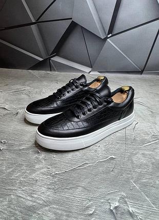 Шкіряні класичні кеди 5